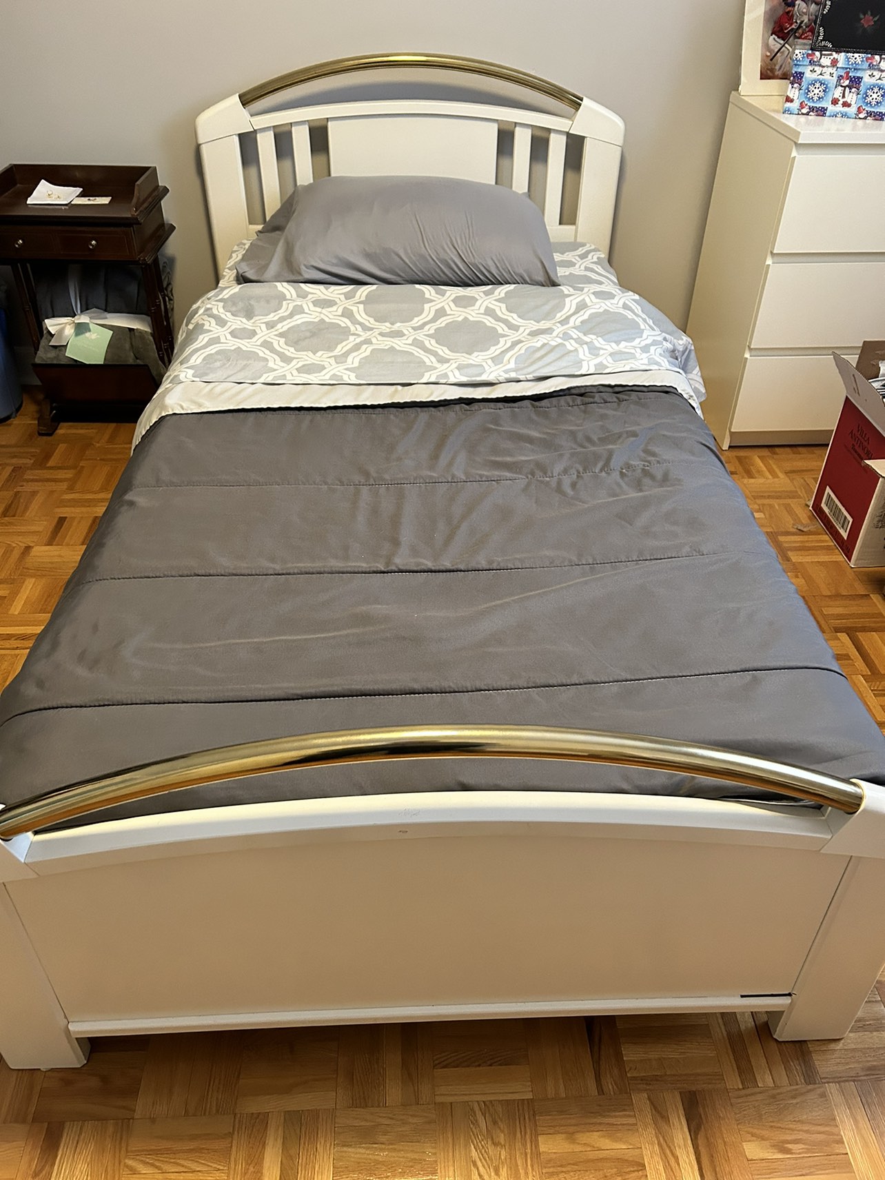 Twin  bed made by Morigeau PENDING SALE