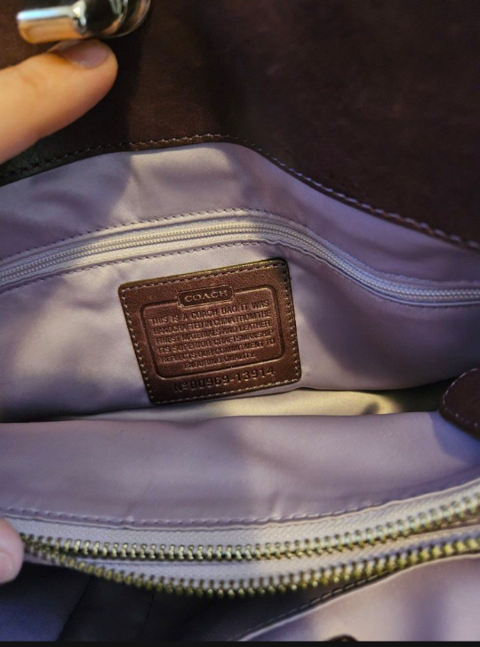 Coach Purple Purse - photo 4