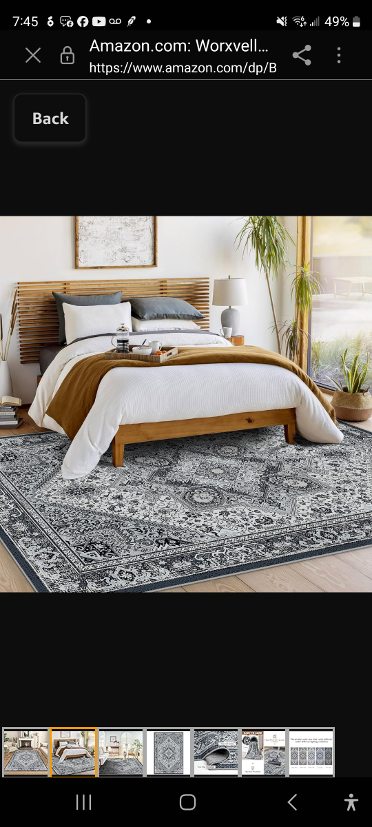 Brand new 3 x 5 feet Washable and Non Slip Rug for kitchen, - photo 2