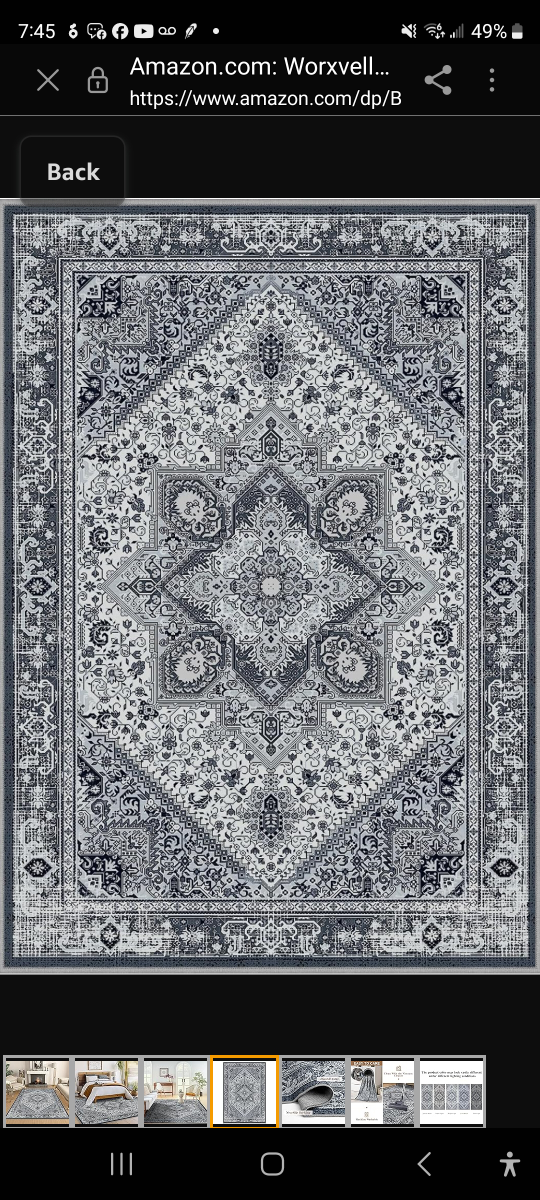 Brand new 3 x 5 feet Washable and Non Slip Rug for kitchen, - photo 4