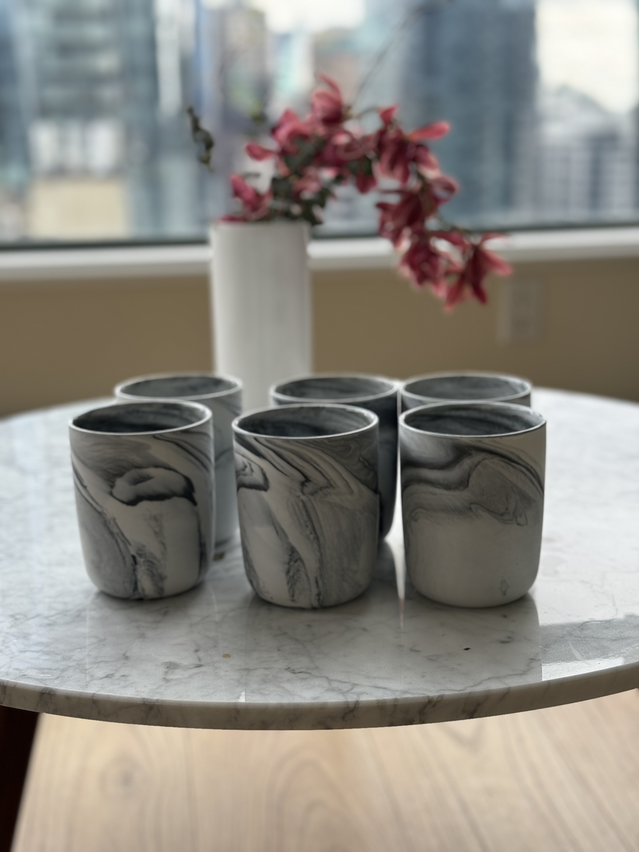 Salad Bowl & Plate & 6 mugs set - photo 2