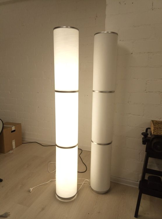 Ikea VIDJA floor lamp (white) x 2