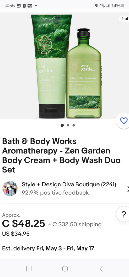 Zen body wash and lotion image indicator(2)