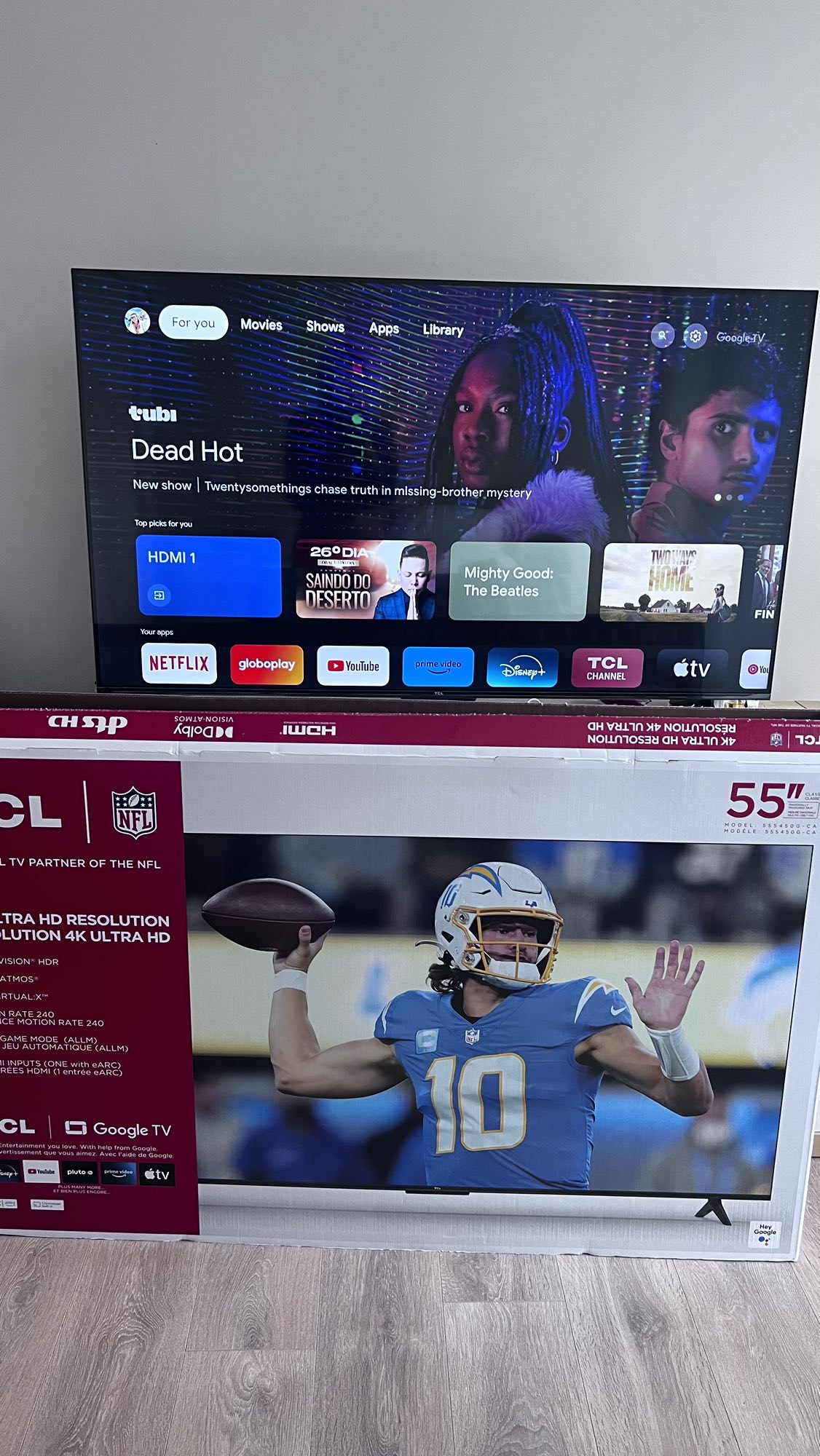Google Tv TCL 55p thumbnail