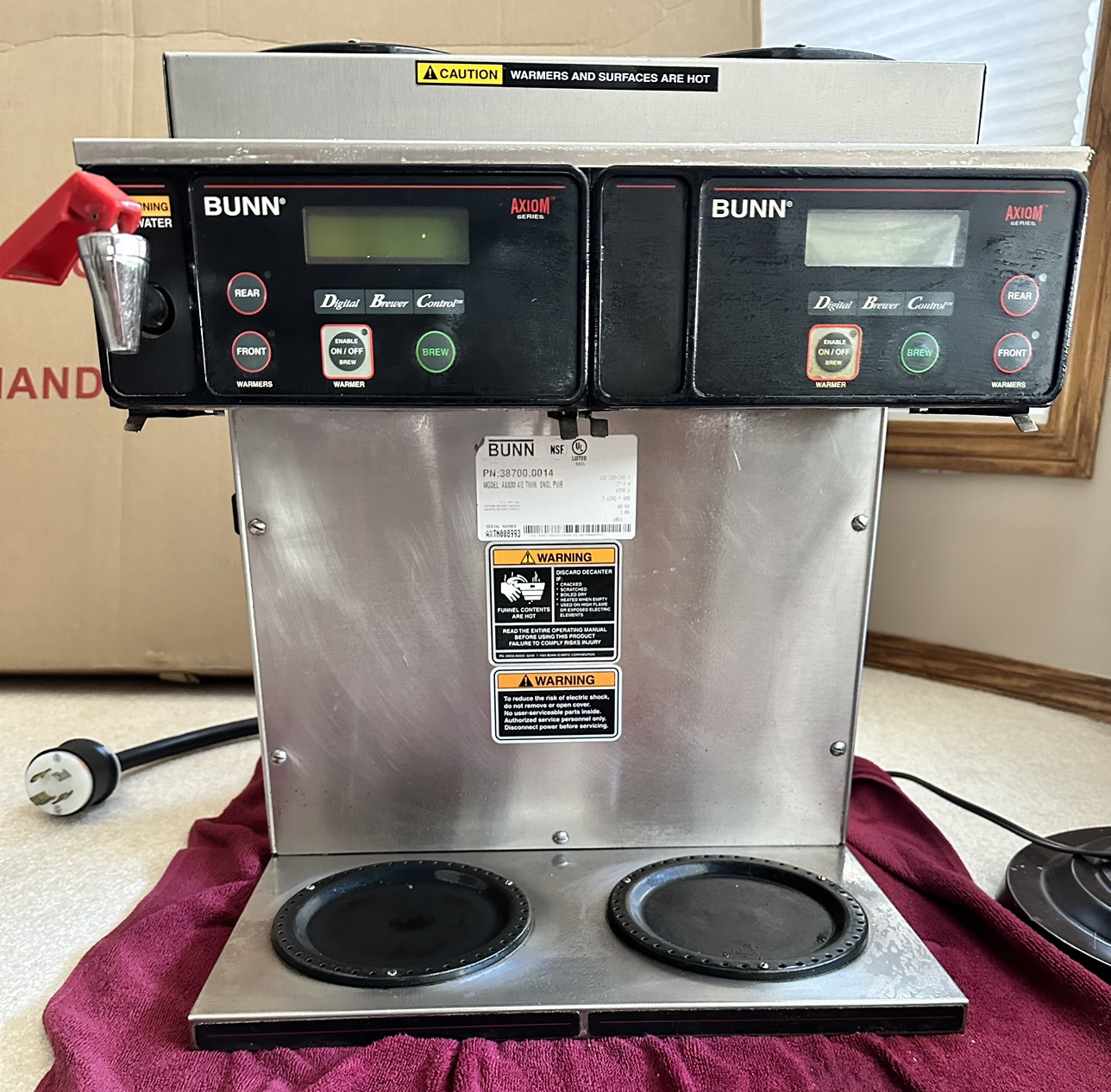 BUNN TWIN COFFEE MACHINE