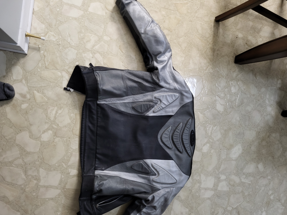 motorcycle leather jacket