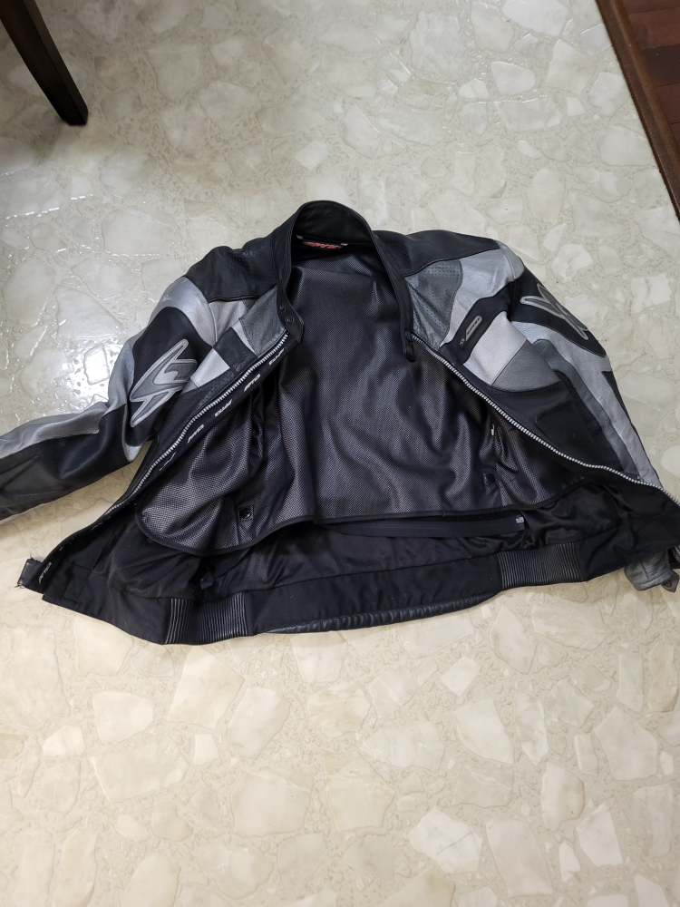 motorcycle leather jacket - photo 2