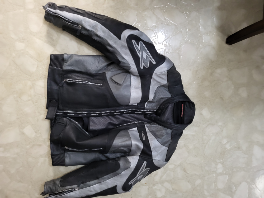 motorcycle leather jacket - photo 3