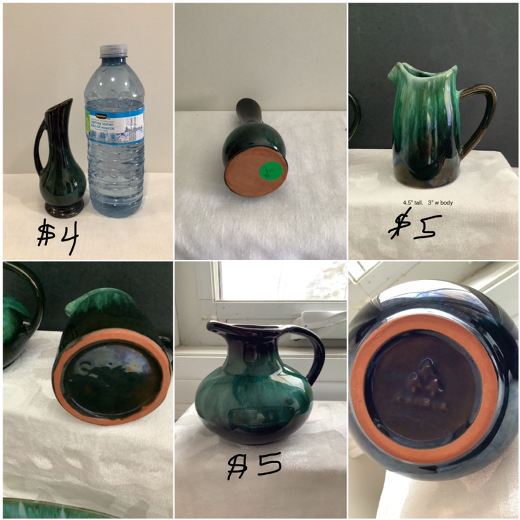 COLLECTIBLE POTTERY, Blue Mountain , CCC, Blue Drip etc. image indicator(3)
