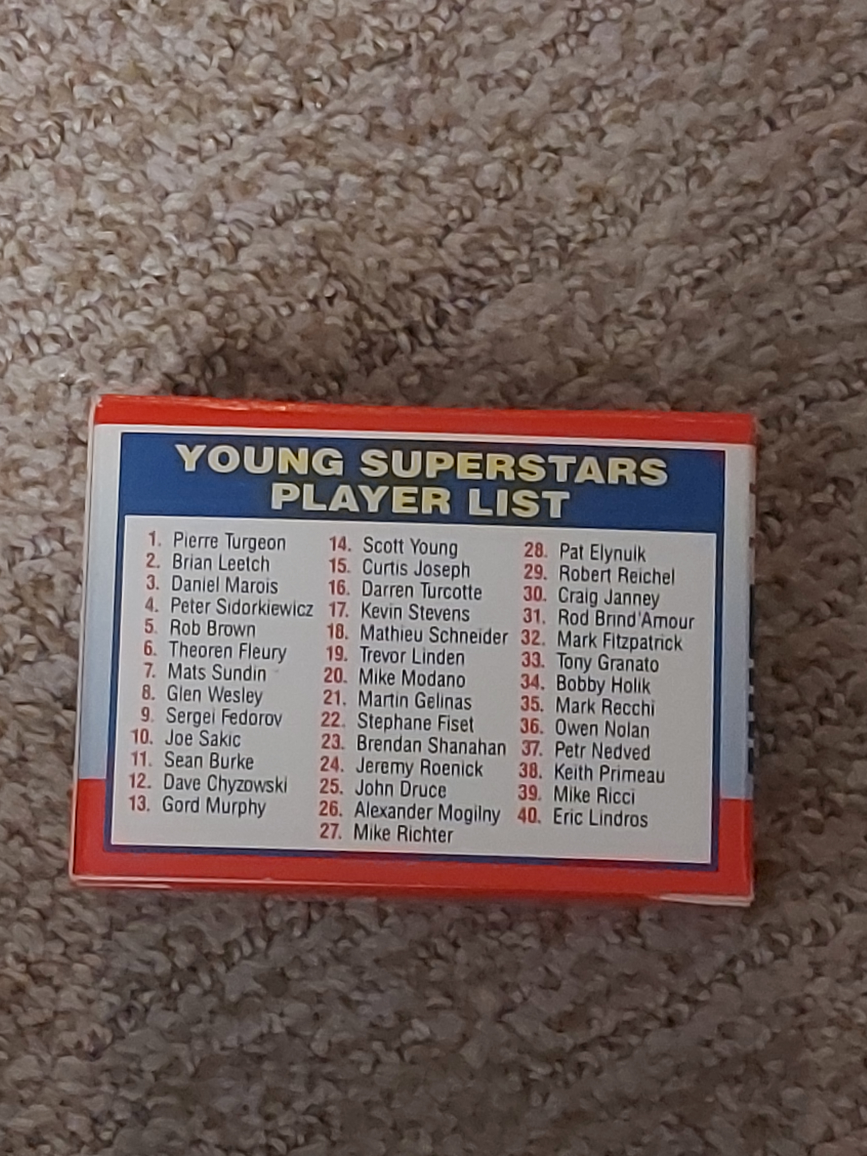 1990 Score Young Superstars 40 NHL Player Cards Set - photo 2