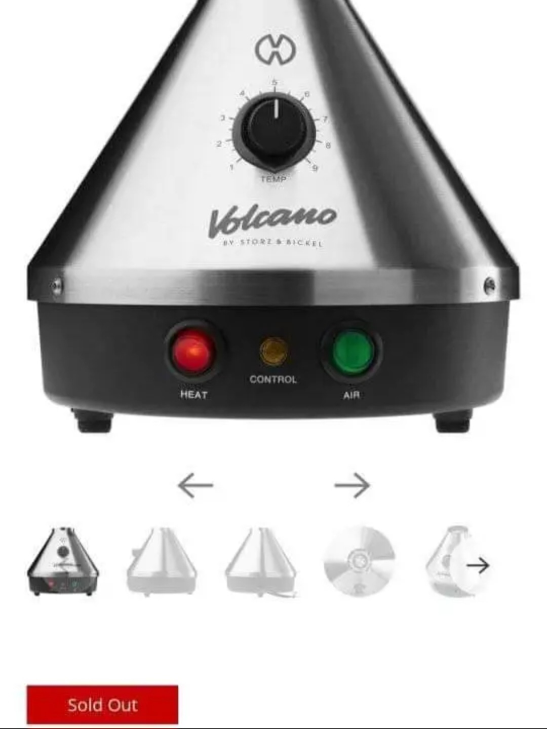 Volcano Tabletop Classic Vaporizer thumbnail