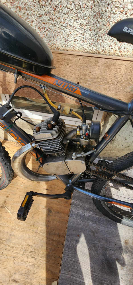 supercyle nitro gas power mountain bike - photo 2