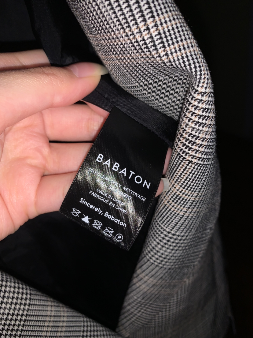 Aritzia Babaton Agency Check Blazer image indicator(4)