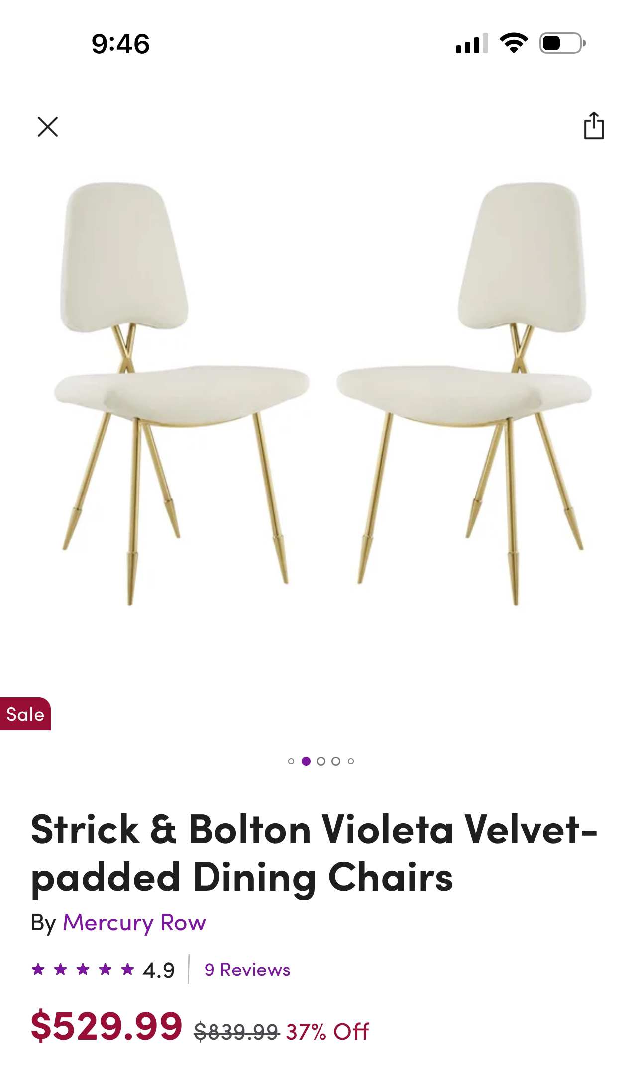 Dinning chairs and table - photo 4