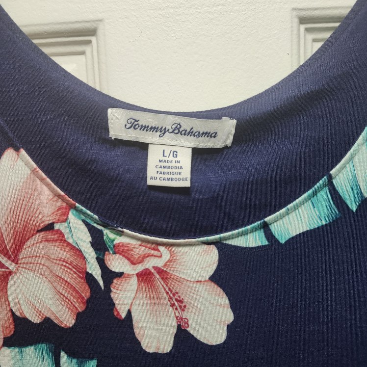 TOMMY BAHAMA Sleeveless MIDI DRESS #L image indicator(5)