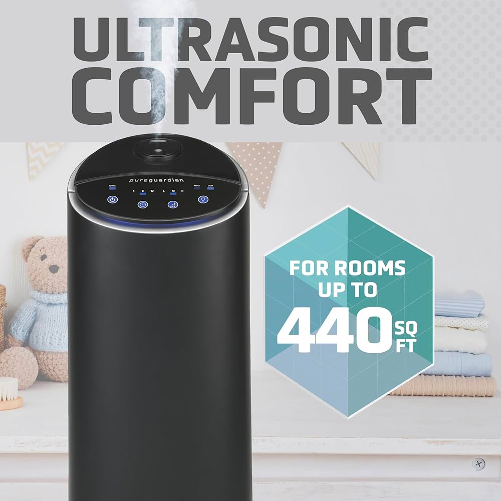 New PureGuardian - 1.5 Gal. Ultrasonic Cool Mist Humidifier - photo 4