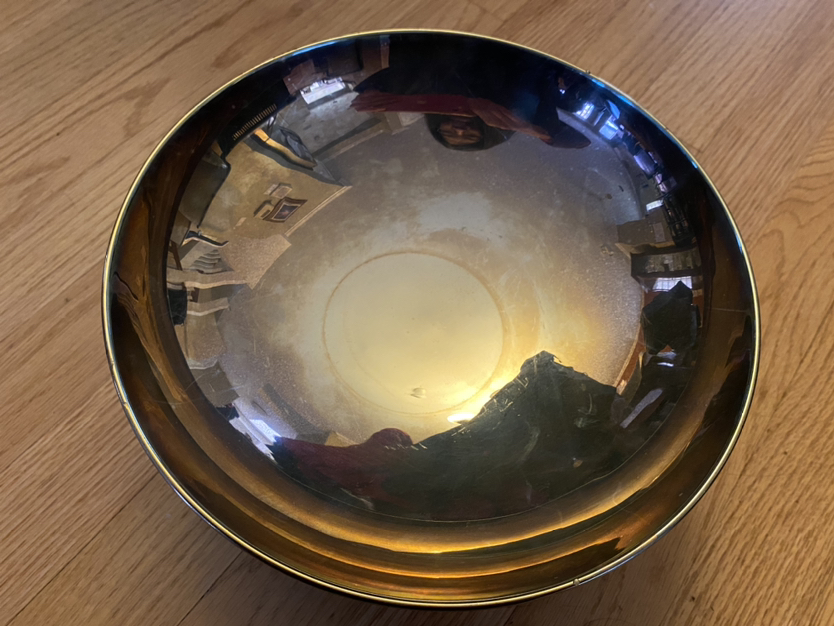 cooper and brass water jug and platter🥕 image indicator(3)