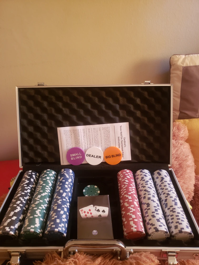 Texas holdem poker set !!! thumbnail