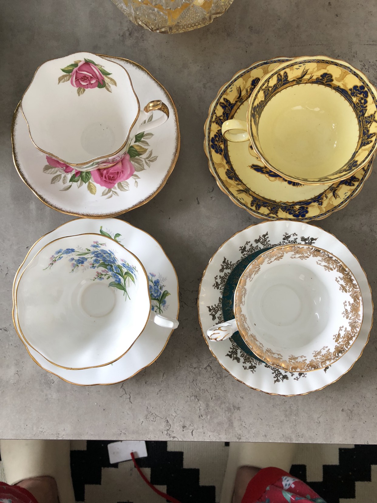 Cups and saucers thumbnail