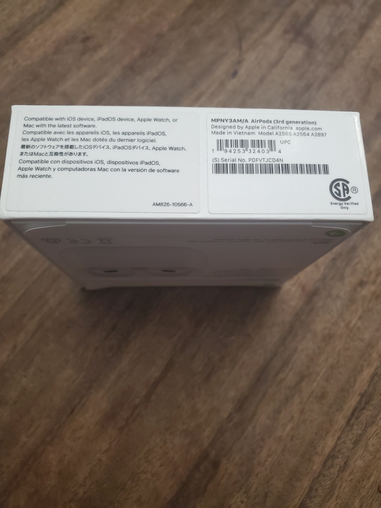 Airpods 3rd Gen w/ Lightning Charging Case (sealed, unused) - photo 2