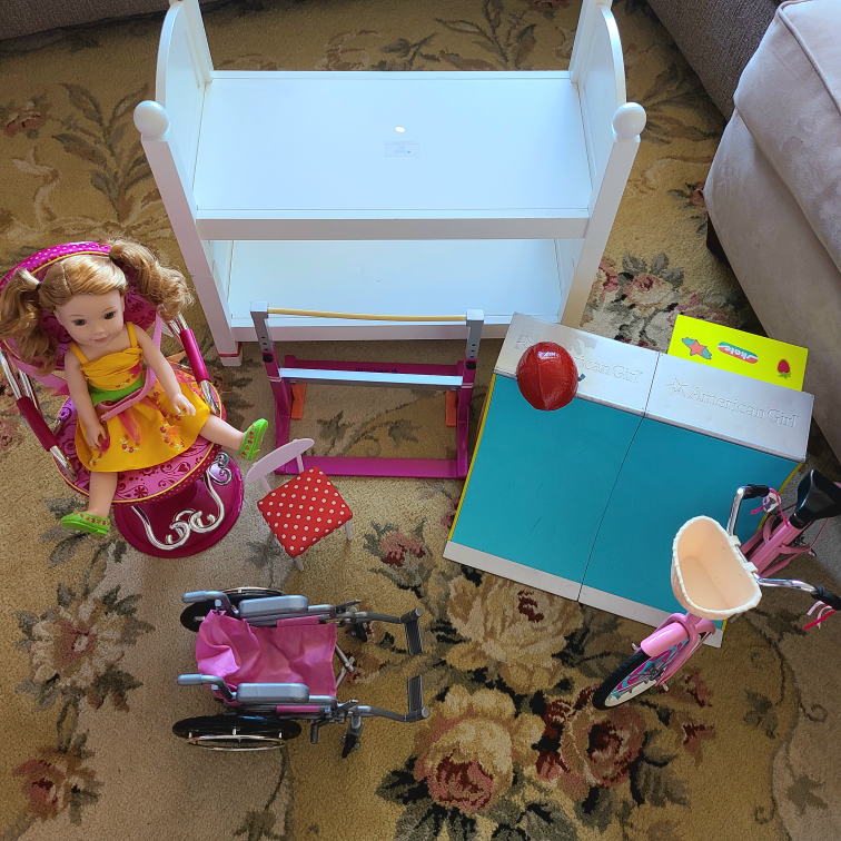 willa american girl- WellieWishers &accesories