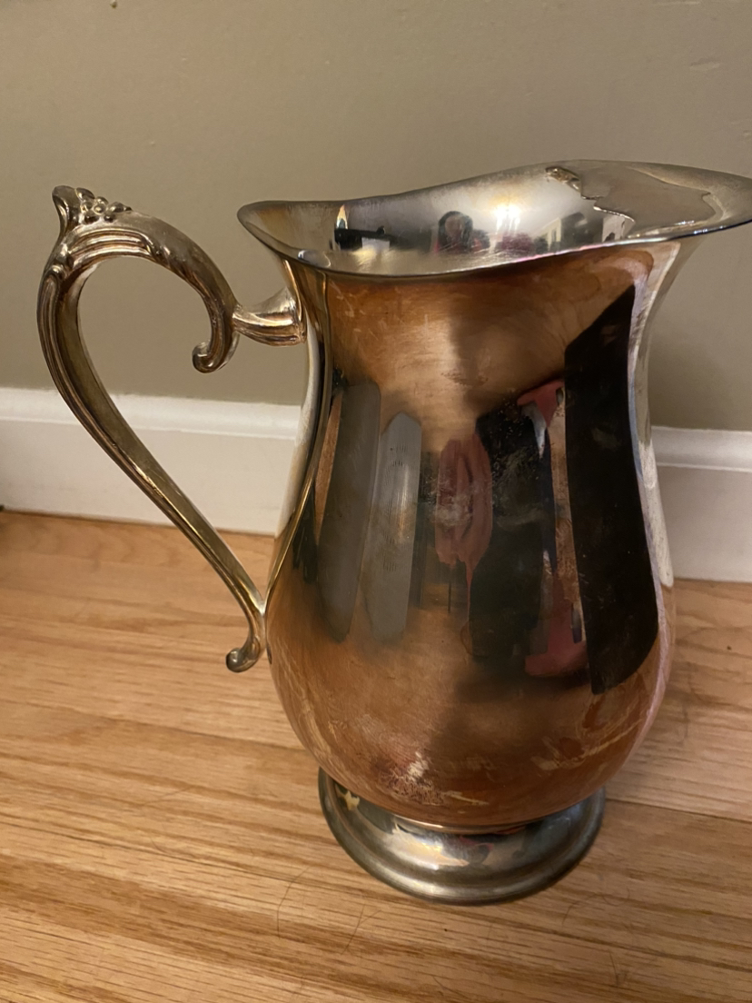cooper and brass water jug and platter🥕 image indicator(7)