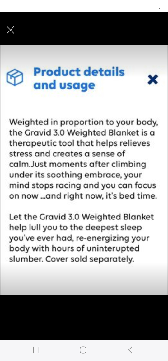 GRAVID twin Weighted Blanket 15Ib - photo 2