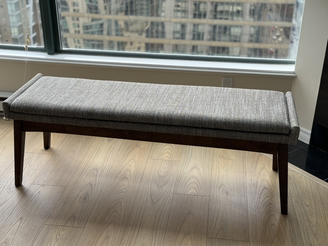 Article Chantel Volcanic Gray 56" Bench - photo 3