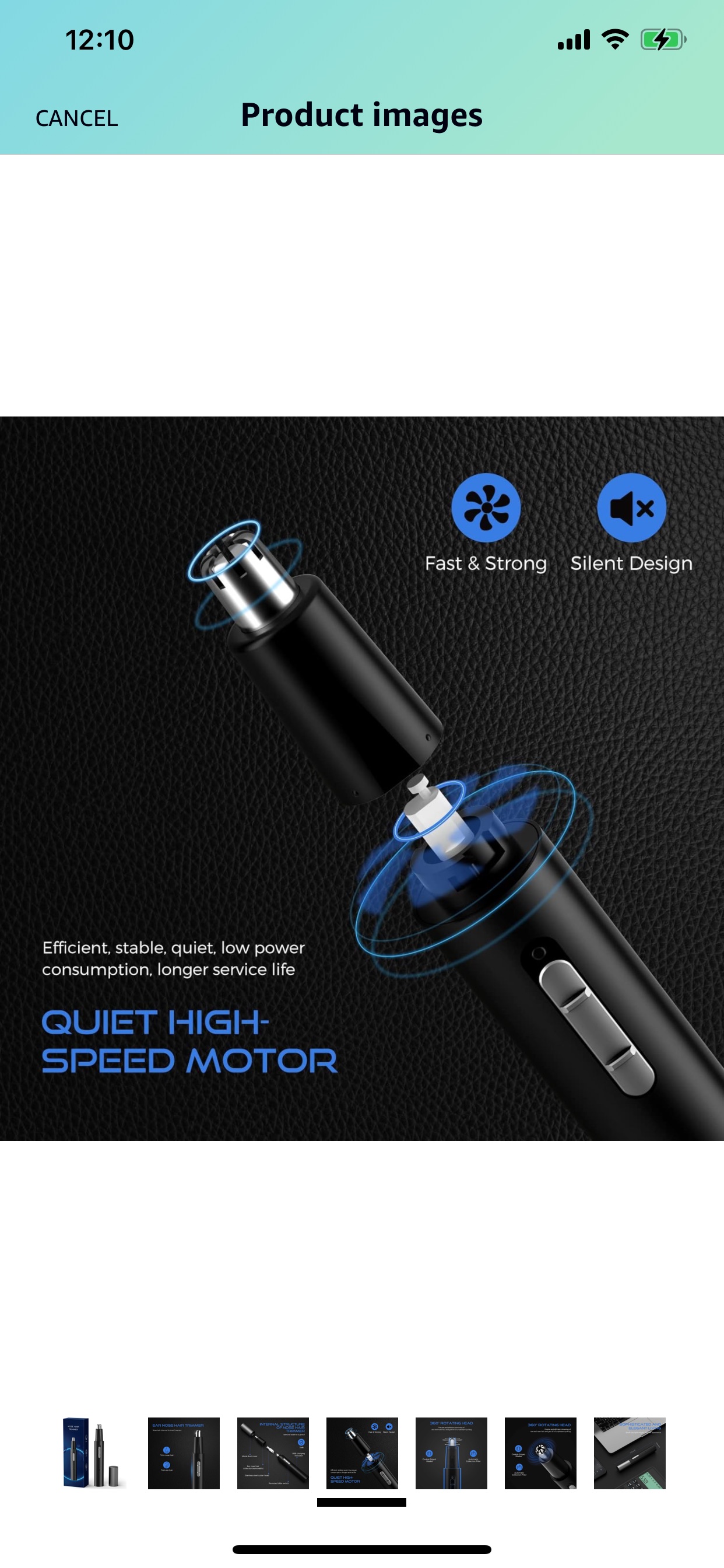 Brand new Rechargeable Nose Hair Trimmer for Men Women,3 in 1 image indicator(4)