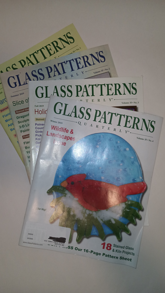 #freecycle Glass Patterns Quarterly magazines (4 issues, 2019)