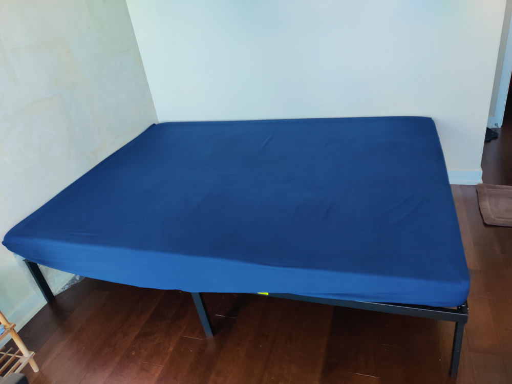 6" bamboo charcoal infused memory foam mattress