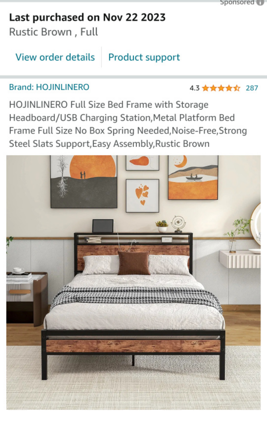 Full size Bed Frame thumbnail