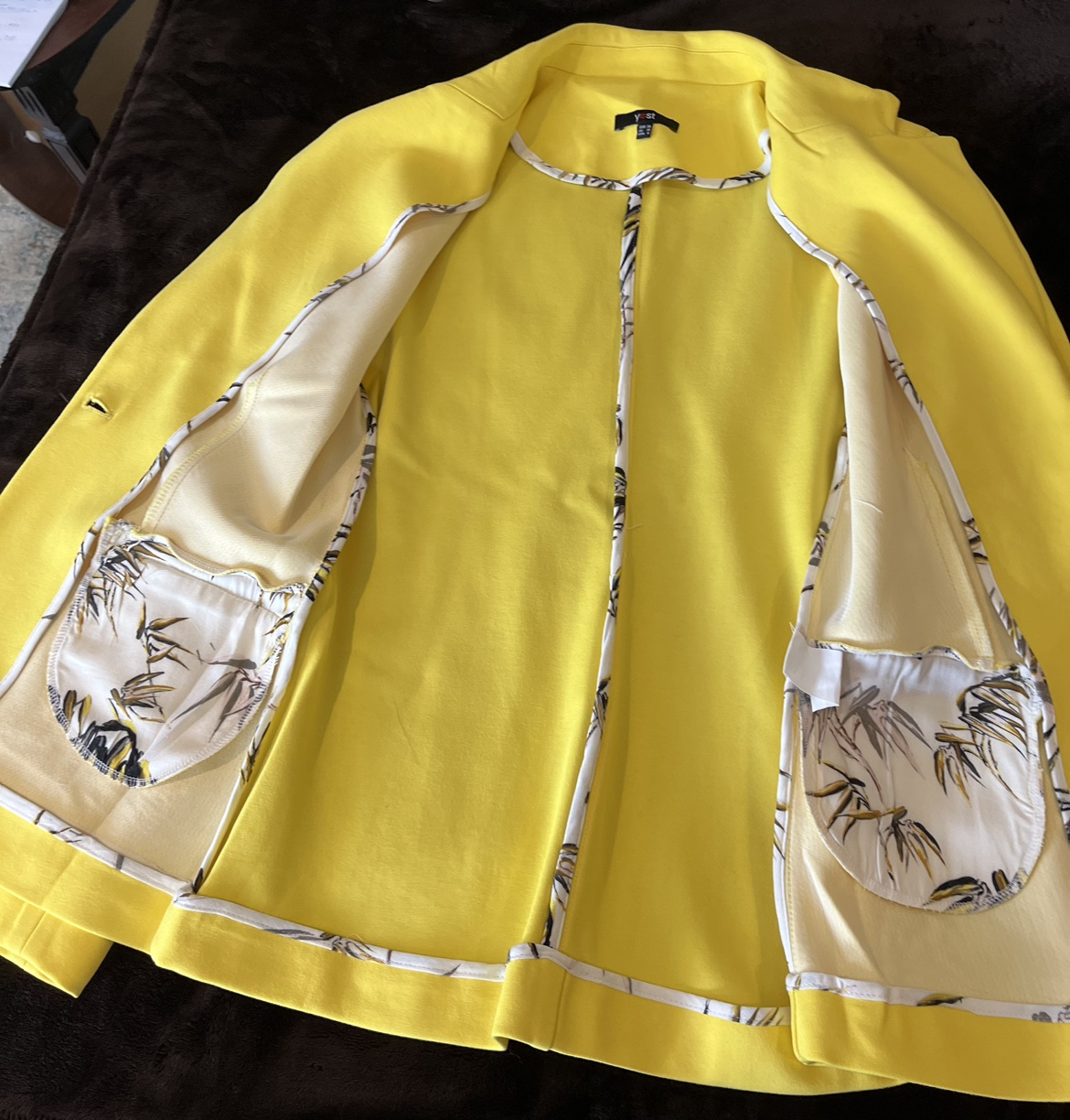 Yellow Ponte blazer - photo 2