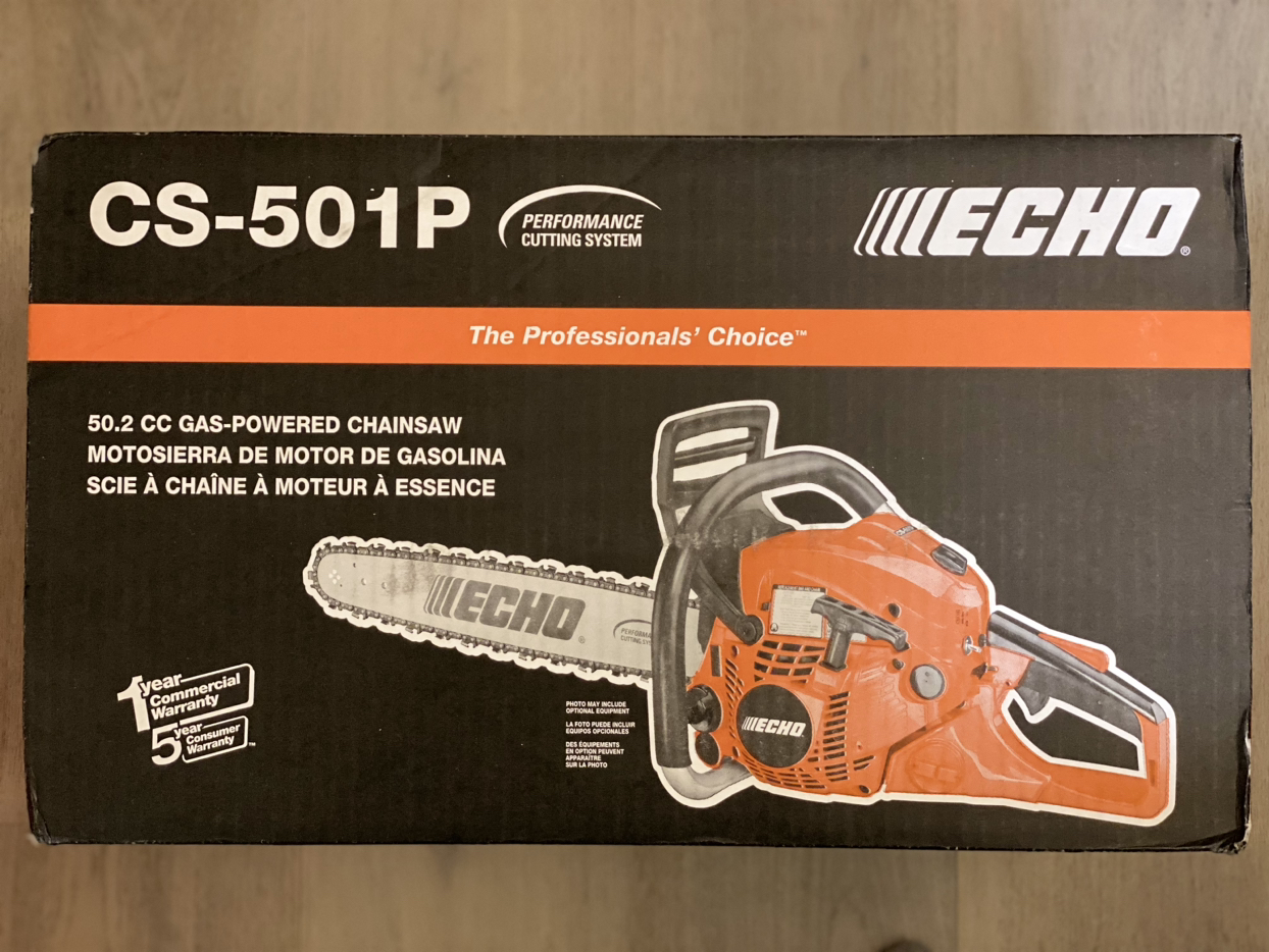 BRAND NEW Echo 20” Gas-Powered Chainsaw