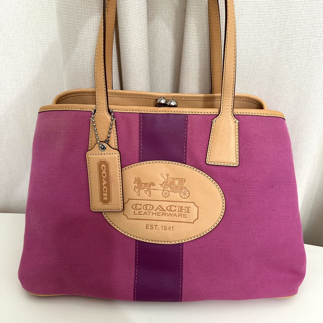 Pink Coach Hamptons Totebag - photo 2