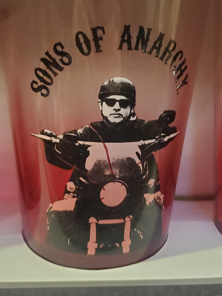 🏍Sons of Anarchy- set of 4 pint glasses - photo 4