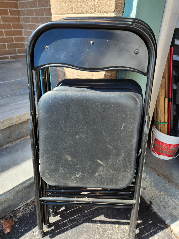 Folding Chairs - ideal for card games