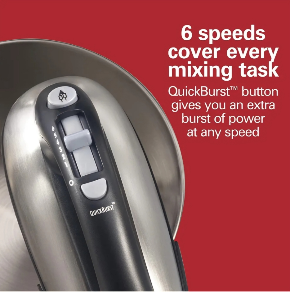 Hamilton Beach Classic Stand and Hand Mixer, 4 Quarts image indicator(4)