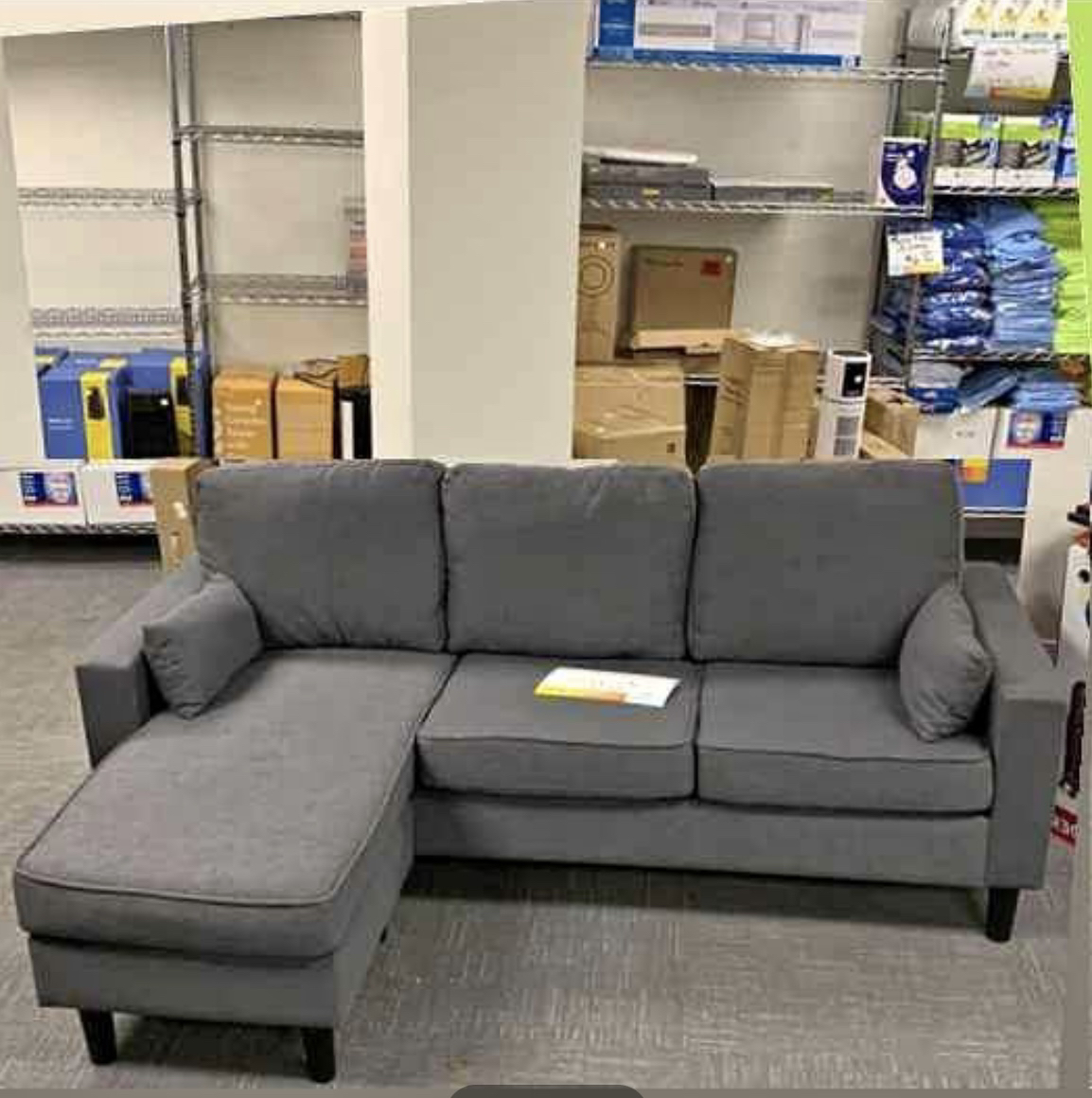 Couch with ottoman