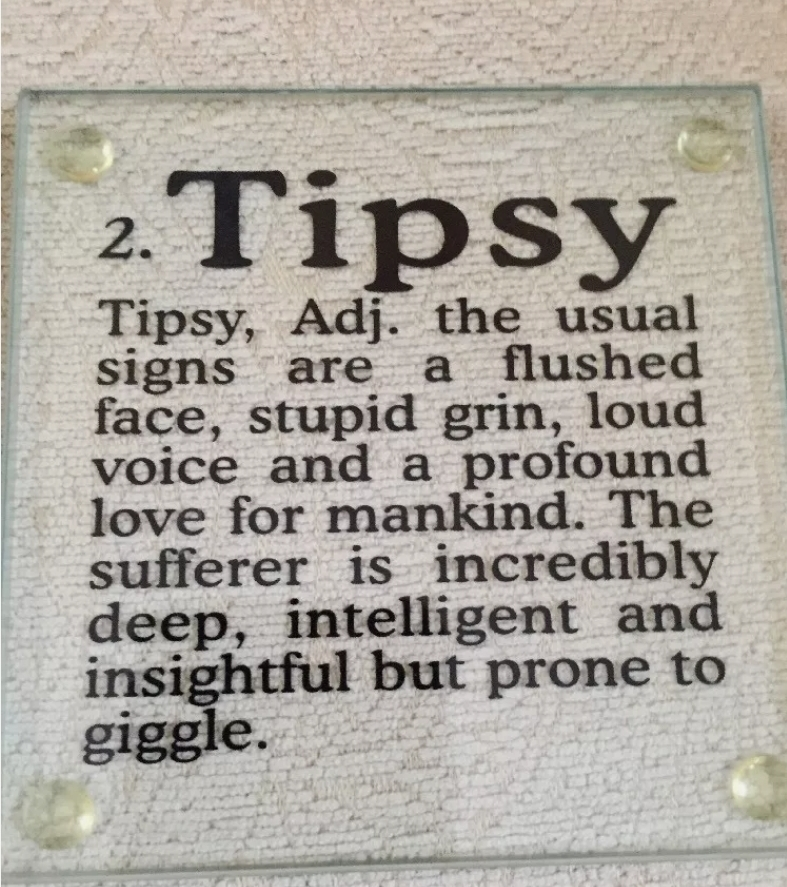 Kikkerland drunk glass coasters image indicator(7)