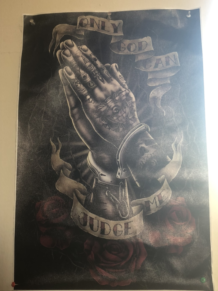 “Only God can judge me “poster.