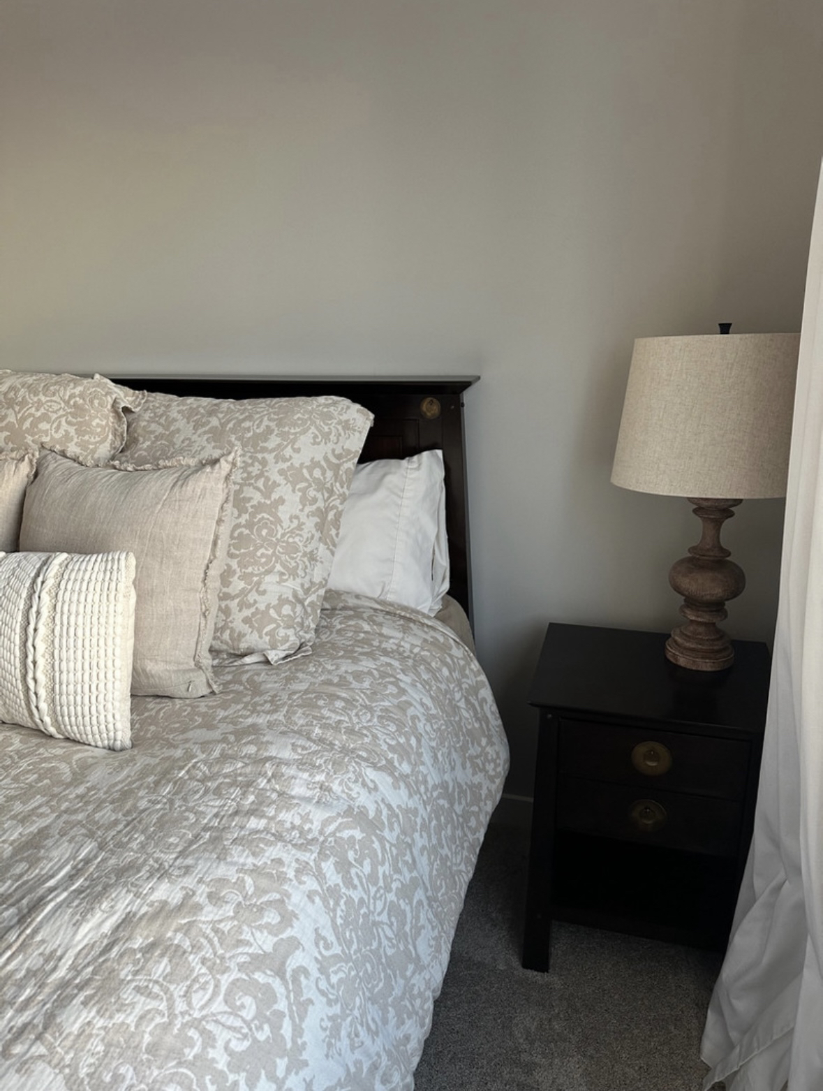 Pier 1 Imports Queen Headboard and 2 Nightstands