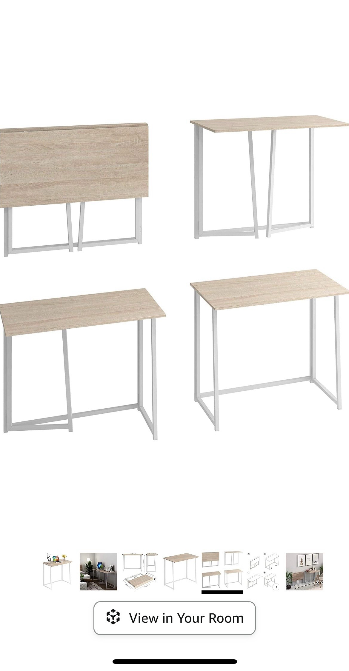 Foldable desk/Entry Table - photo 4