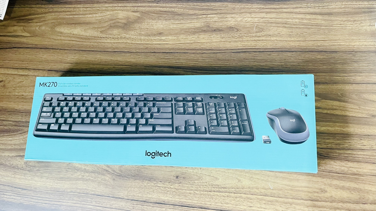 Logitech Wireless Keyboard and Mouse (New) thumbnail