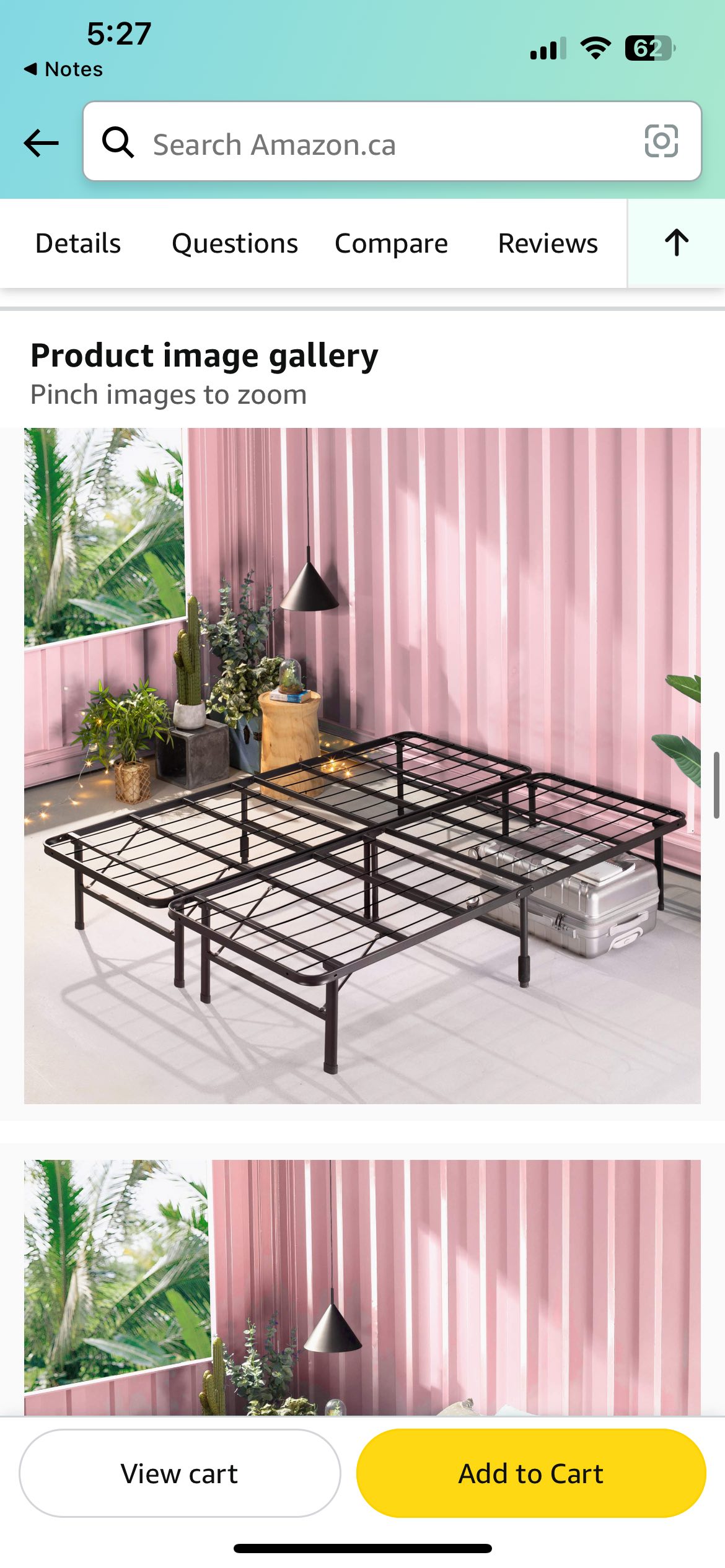 Double mattress with frame - photo 4