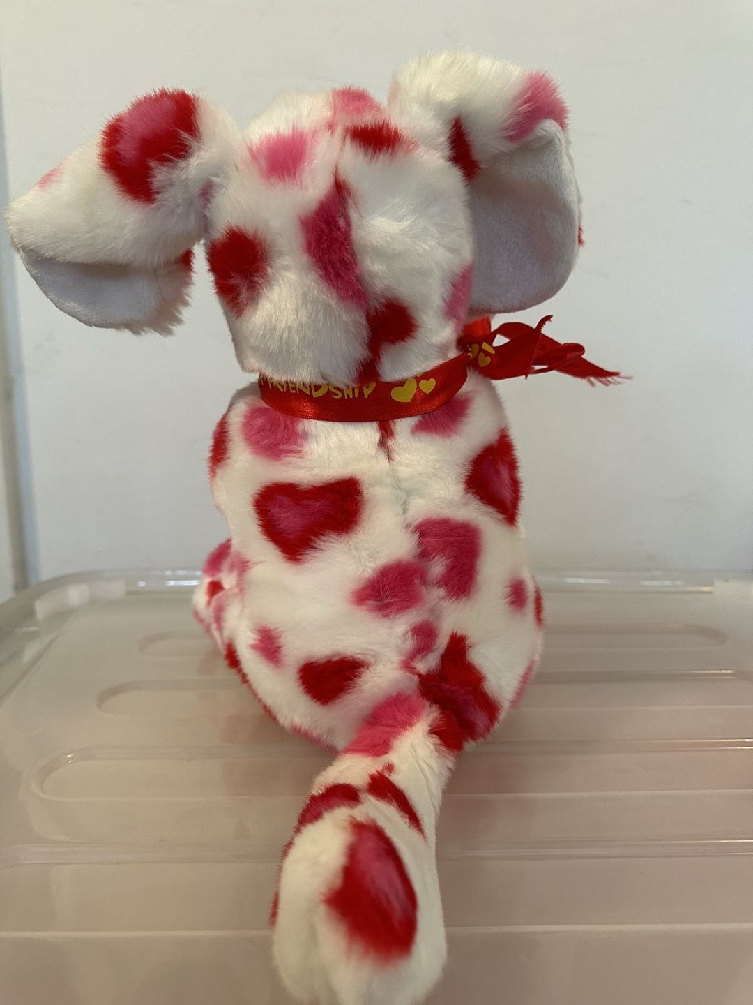 Valentine Red Hearts Build-A-Bear Stuffed Toy Puppy image indicator(4)