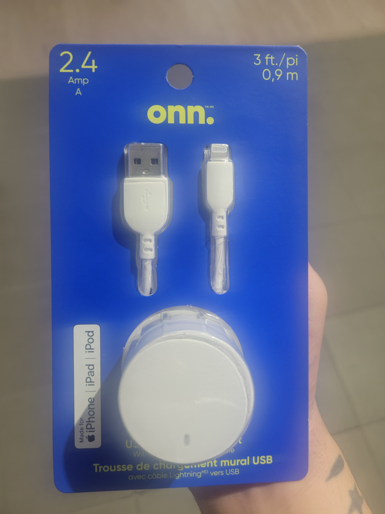 brand new sealed iPhone charger thumbnail