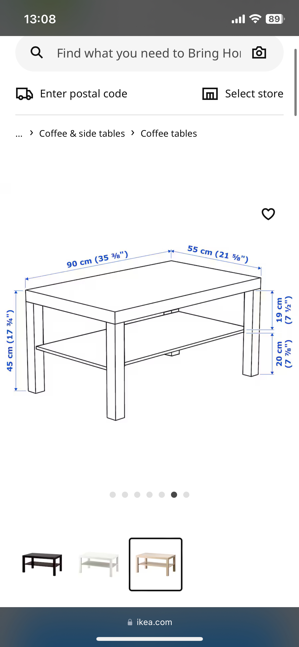 Ikea coffee table - photo 5