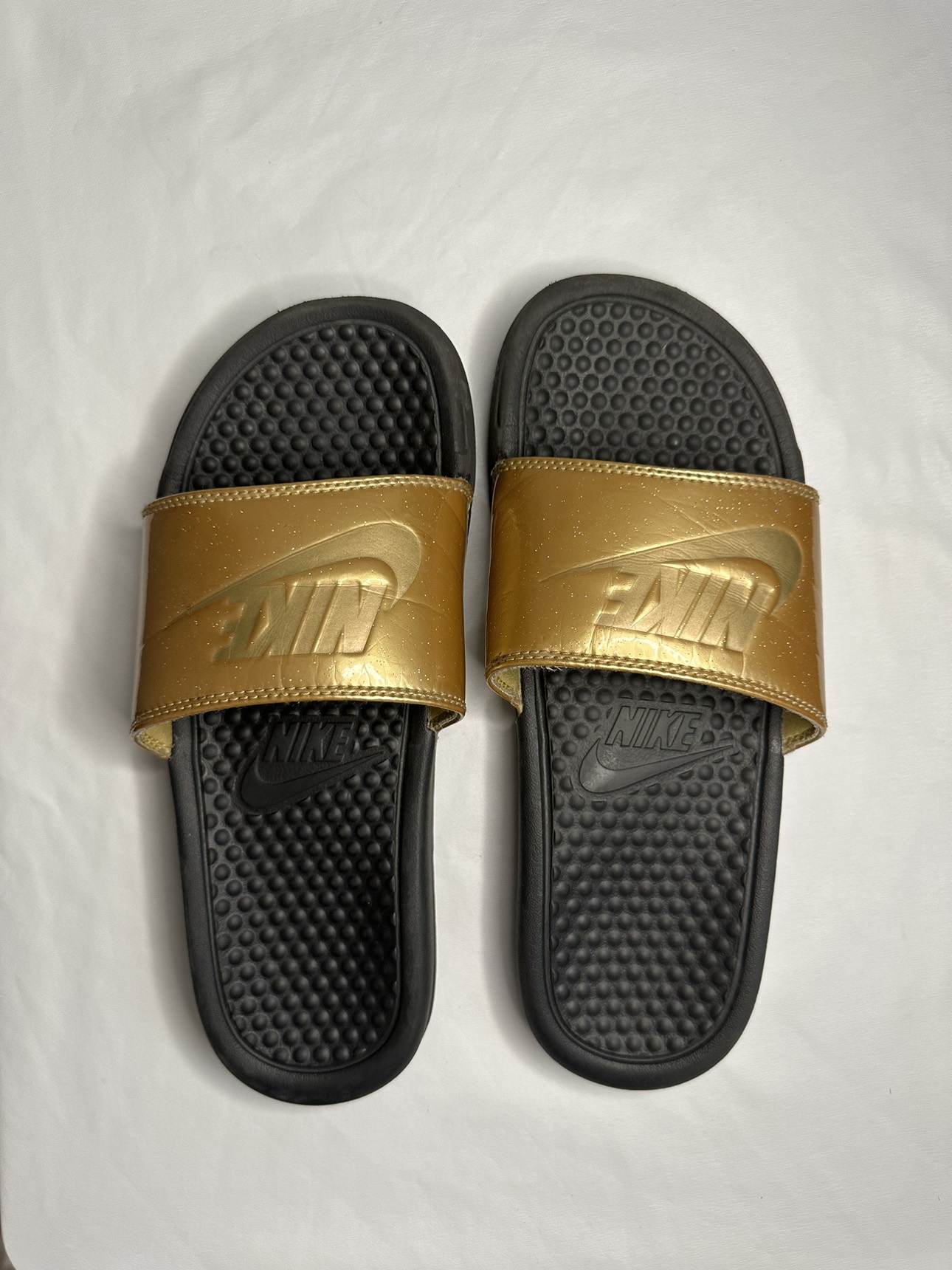NIKE SLIDES BENASSI GOLD thumbnail