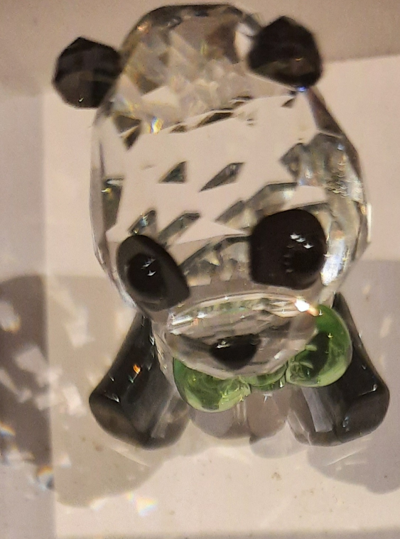 New Genuine Authentic SWAROVSKI MINI 🐼 PANDA figurine thumbnail